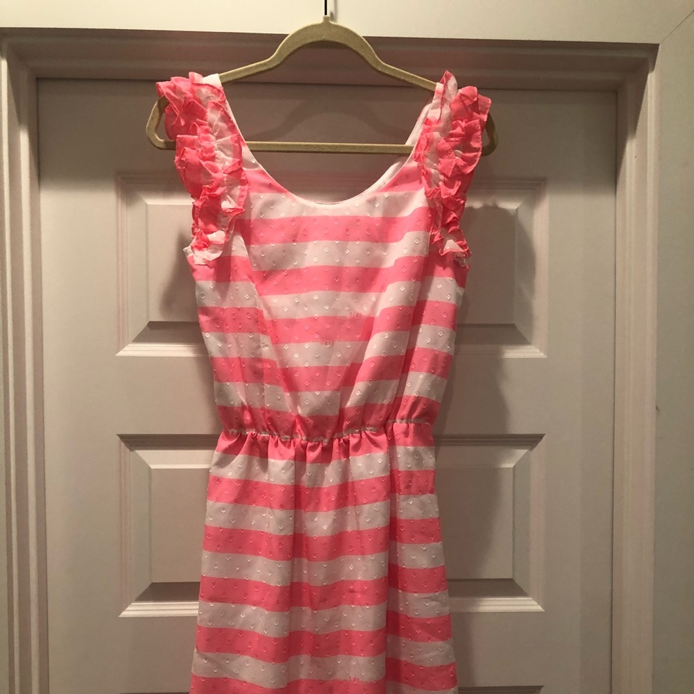 Lilly Pulitzer striped and polka-dot dress